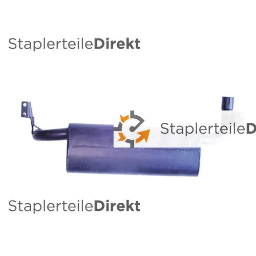 Auspuffrohr / Schalldämpfer für Komatsu - Länge 500 mm