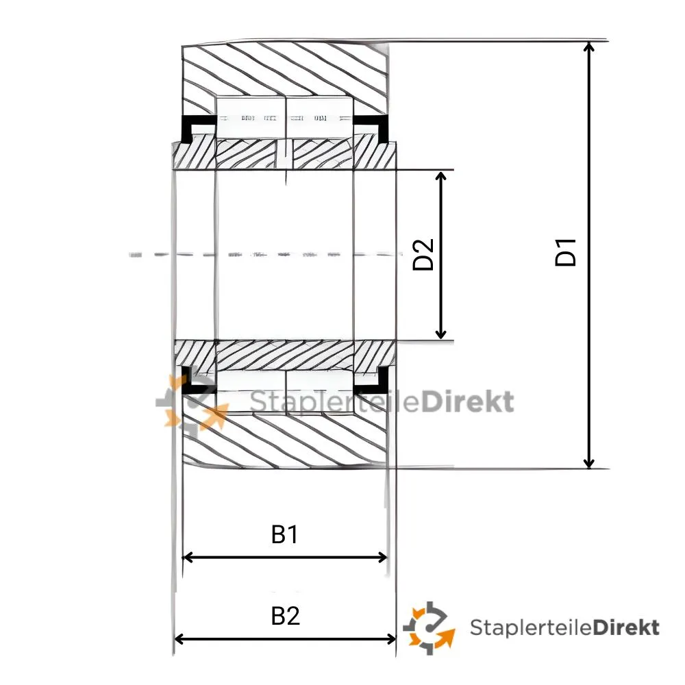 Mastrolle für Jungheinrich EKS 515k Z/P I (2007) (51050517)