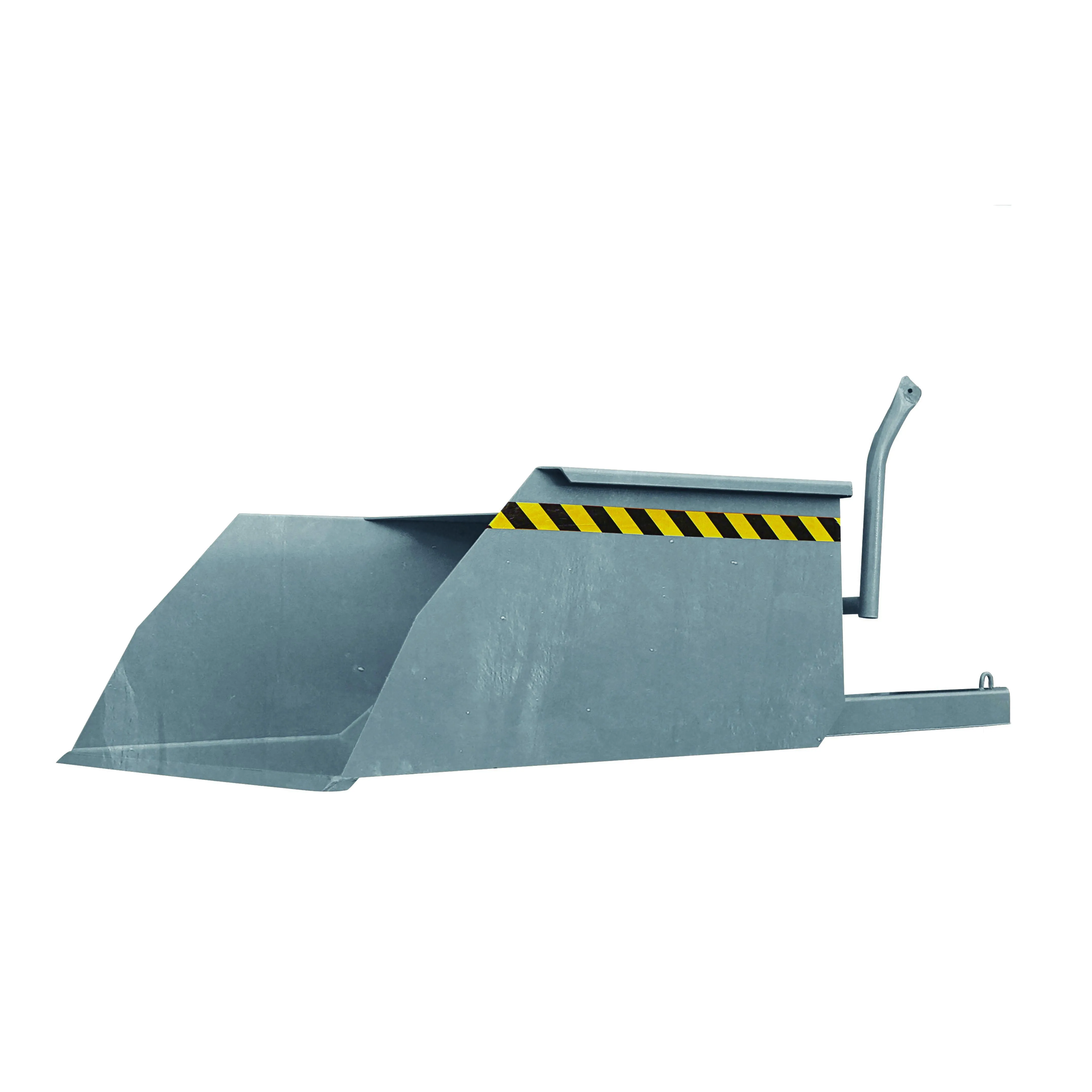 Schaufel mit geschlossenen Stapler-Einfahrtaschen und Kranösen, 2500 kg, 500 Liter feuerverzinkt