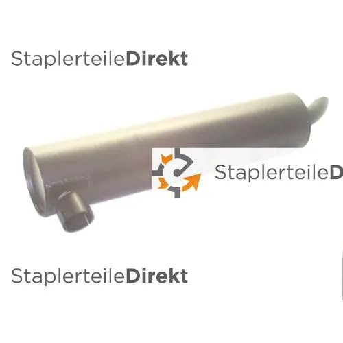 Auspuffrohr / Schalldämpfer für Jungheinrich-Steinbock - Länge 635 mm