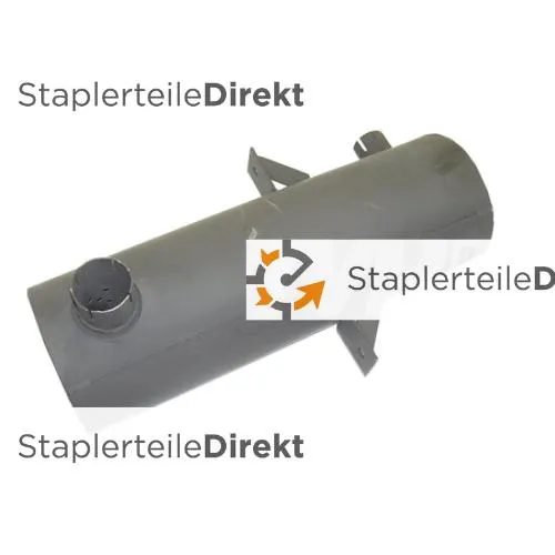 Auspuffrohr / Schalldämpfer für Clark-Samsung - Länge 505 mm