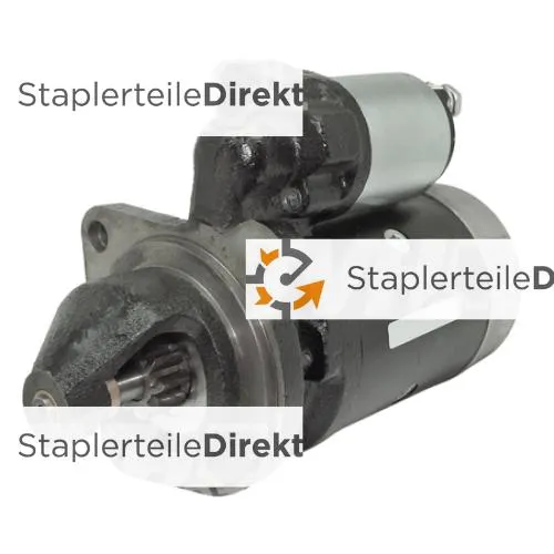 Anlasser (Starter) für Komatsu 12 V Länge 295 mm 9 Zähne