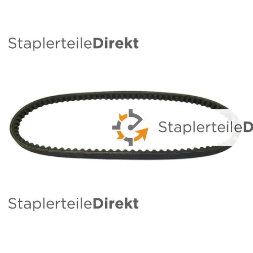 Keilriemen Breite 10 mm Innenlänge 608 mm gezahnte offene Seite