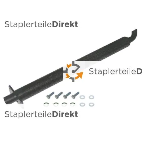 Auspuffrohr / Schalldämpfer für Jungheinrich-Steinbock - Länge 900 mm