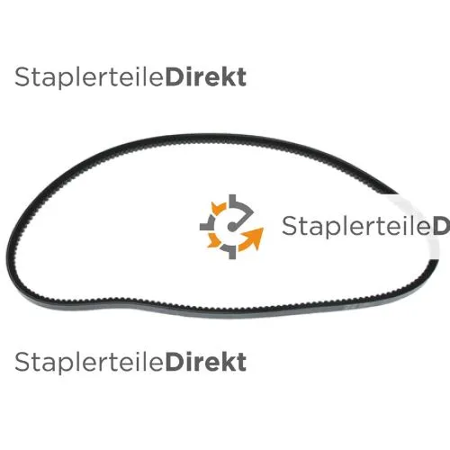 Keilriemen Breite 12,9 mm Innenlänge 1015 mm gezahnte offene Seite
