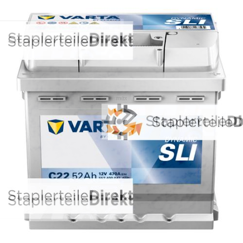 VARTA C22 Starterbatterie 12 V 52 Ah 470 A