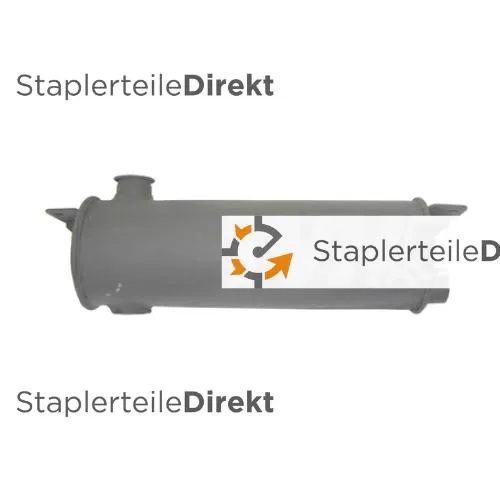 Auspuffrohr / Schalldämpfer für Clark-Samsung - Länge 475 mm