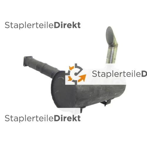 Auspuffrohr / Schalldämpfer für Hyundai - Länge 570 mm