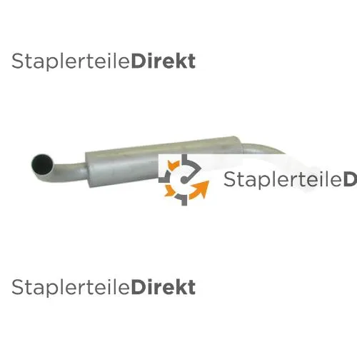 Auspuffrohr / Schalldämpfer für Coventry  Climax - Länge 460 mm