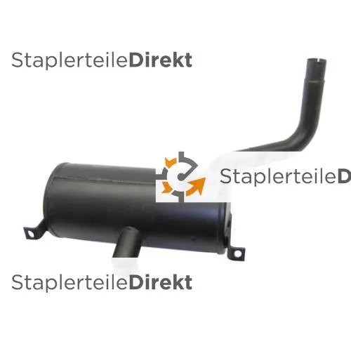 Auspuffrohr / Schalldämpfer für Komatsu - Länge 400 mm