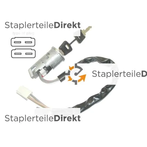 Zündschloss für Prat (4 Pin, 5 Stellungen)