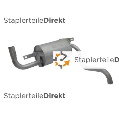 Auspuffrohr / Schalldämpfer für Heli - Länge 300 mm