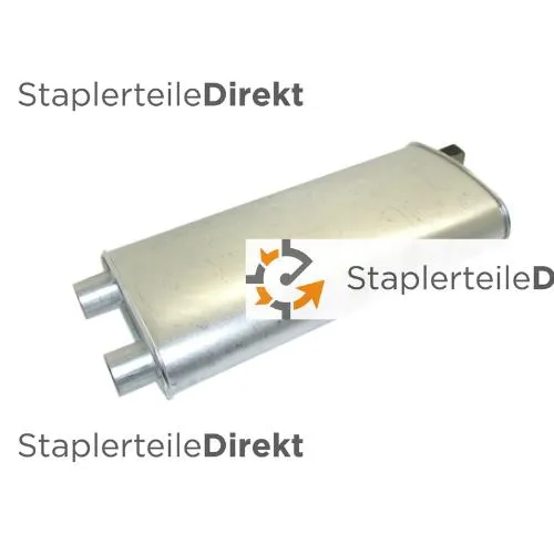 Auspuffrohr / Schalldämpfer für Clark-Samsung - Länge 558 mm