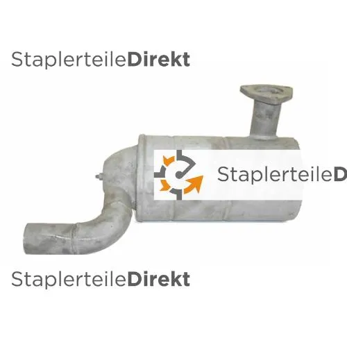 Auspuffrohr / Schalldämpfer für Clark-Samsung - Länge 292 mm