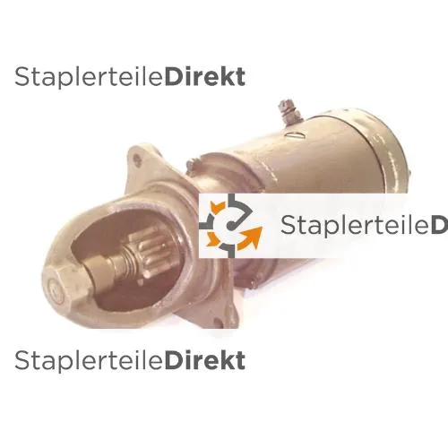 Anlasser (Starter) für Hyster 6 V Länge 322 mm 9 Zähne