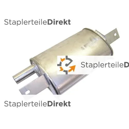 Auspuffrohr / Schalldämpfer für Jungheinrich-Steinbock - Länge 380 mm