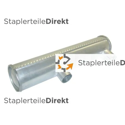 Auspuffrohr / Schalldämpfer für Clark-Samsung - Länge 485 mm