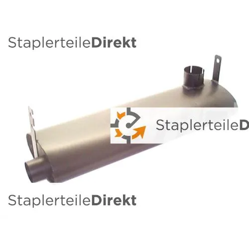 Auspuffrohr / Schalldämpfer für Jungheinrich-Steinbock - Länge 624 mm