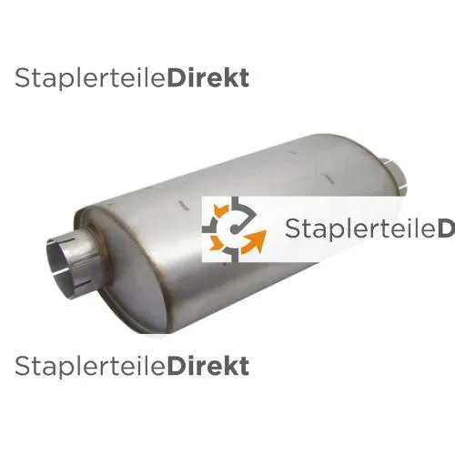 Auspuffrohr / Schalldämpfer für Kalmar - Länge 660 mm