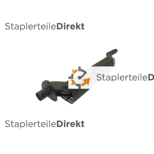Auspuffrohr / Schalldämpfer für Komatsu - Länge 500 mm
