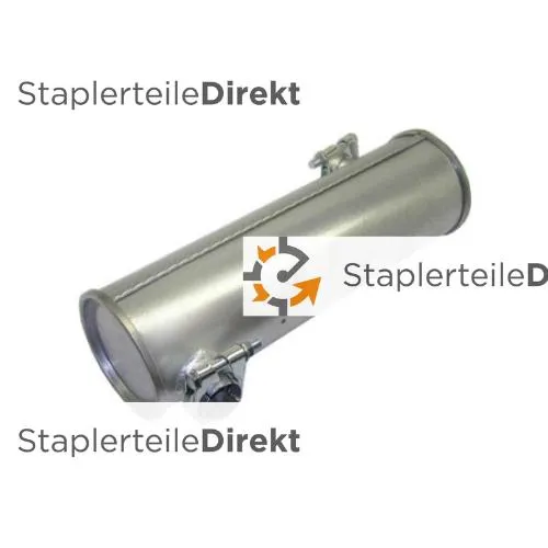 Auspuffrohr / Schalldämpfer für Hyster - Länge 410 mm