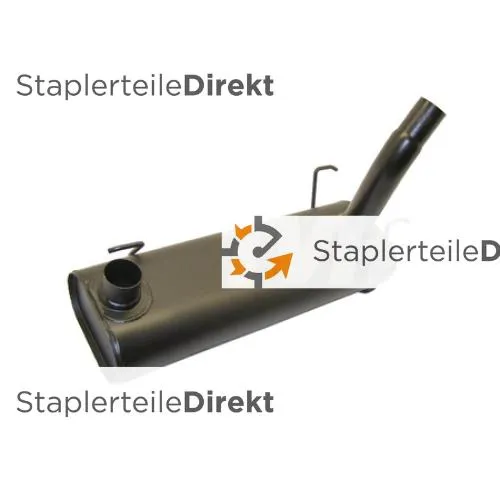 Auspuffrohr / Schalldämpfer für Fenwick & Peg - Länge 560 mm