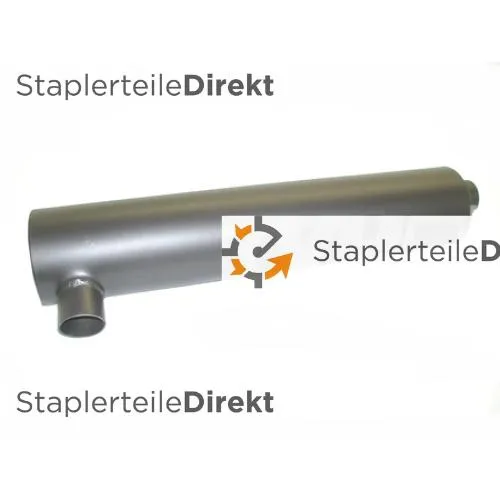 Auspuffrohr / Schalldämpfer für Clark-Samsung - Länge 495 mm