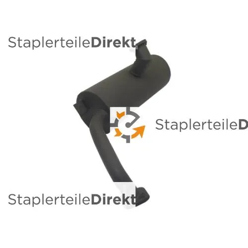 Auspuffrohr / Schalldämpfer für Hyundai - Länge 445 mm
