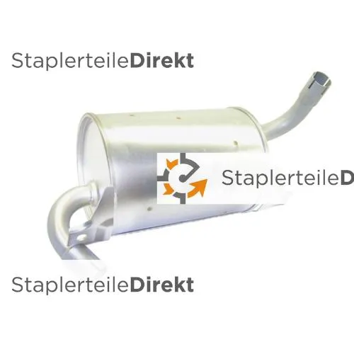 Auspuffrohr / Schalldämpfer für Hyster - Länge 285 mm