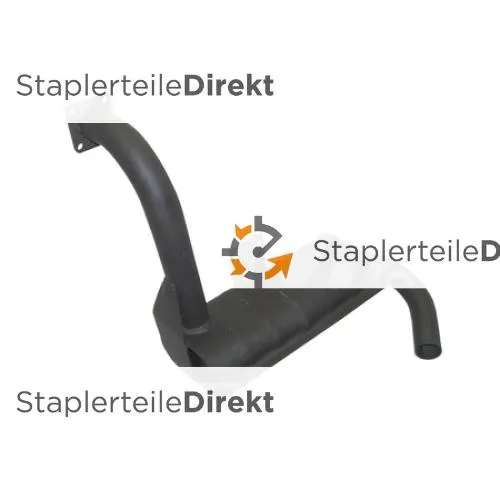 Auspuffrohr / Schalldämpfer für Ausa - Länge 322 mm