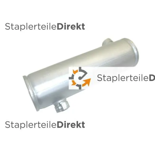 Auspuffrohr / Schalldämpfer für Clark-Samsung - Länge 420 mm