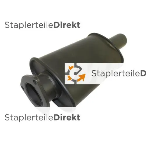Auspuffrohr / Schalldämpfer für Jcb - Länge 270 mm