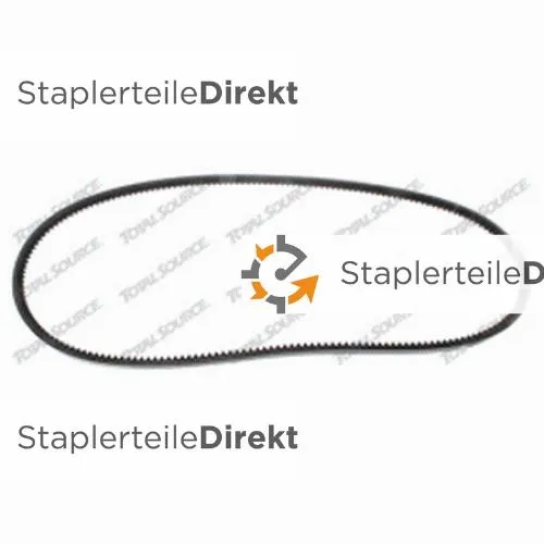 Keilriemen Breite 11,1 mm Innenlänge 1163 mm gezahnte offene Seite Keilriemen Breite 11,1 mm Innenlänge 1163 mm gezahnte offene Seite