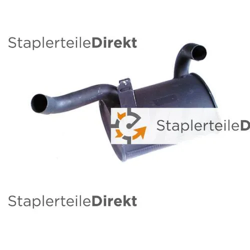 Auspuffrohr / Schalldämpfer für Clark-Samsung - Länge 310 mm