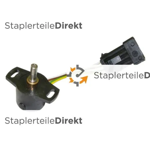 Drehwinkelsensor für Mitsubishi-Caterpillar Achslänge 16 mm Achsendurchmesser 6 mm
