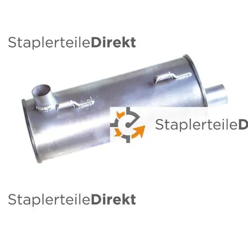Auspuffrohr / Schalldämpfer für Clark-Samsung - Länge 450 mm