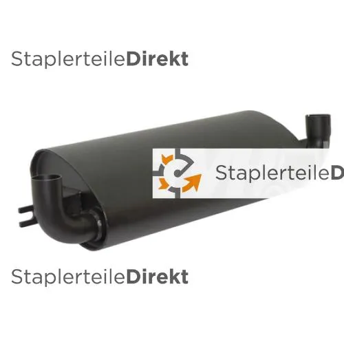 Auspuffrohr / Schalldämpfer für Jungheinrich-Steinbock - Länge 515 mm