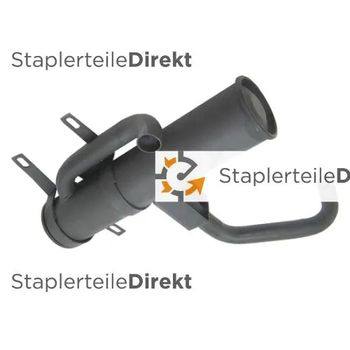 Auspuffrohr / Schalldämpfer für Komatsu - Länge 470 mm